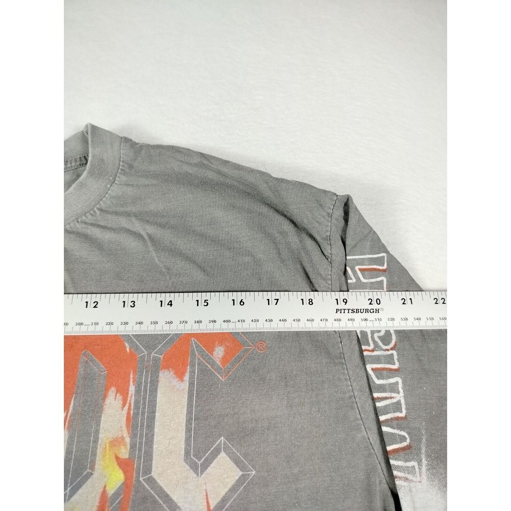 AC/DC T Shirt Mens XL Gray Highway To Hell Rockabilly Grunge Rockandroll  Rocker - Picture 8 of 10